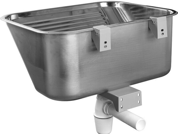 Kuchinox Chios, nerezový kuchynský drez 450×550×210 mm, leštená nerez, LAV-SKN_090T