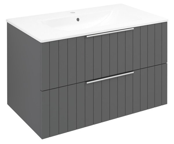Sapho Sapho, CIRASA umývadlová skrinka 79,8x52x46cm, carina strip, CR801-4141S