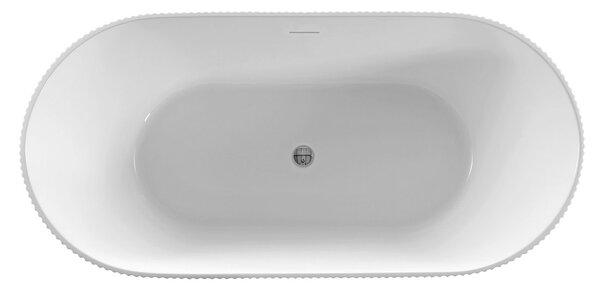Aqualine Aqualine, TURIA voľne stojaca vaňa 170x80cm, biela, E2780