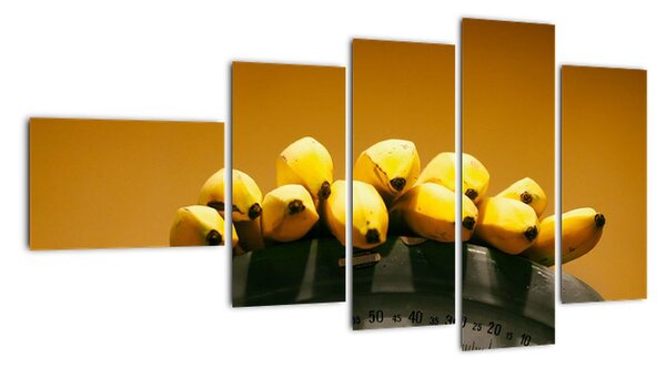 Banány na váhe - obraz na stenu (Obraz 110x60cm)