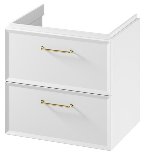 Cersanit Mille, umývadlová skrinka 594x446x551 mm, biela matná, S1021-001