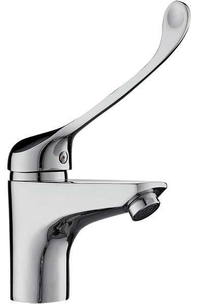 Kuchinox Madera, umývadlová batéria h-118 s lekárskou pákou, chrómová, LAV-BQM_02MD