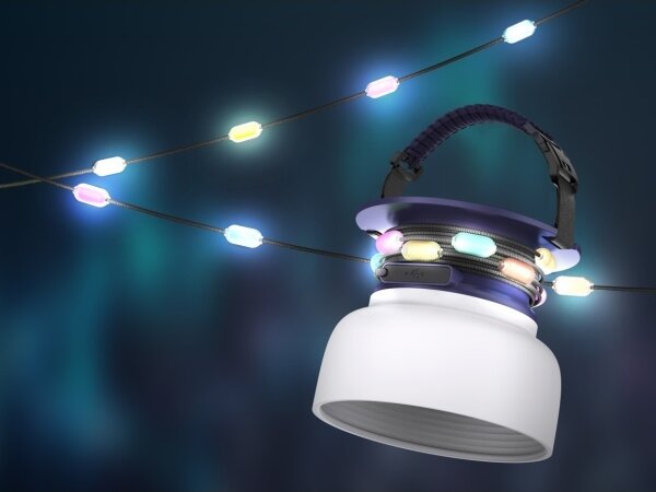 Immax 08493L - LED RGB Prenosná solárna nabíjacia lampa LED/10W/5V 3600 mAh IP65