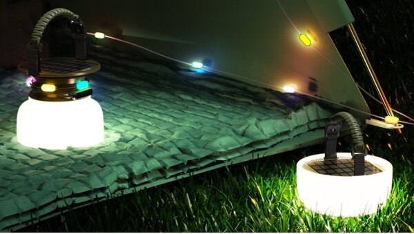 Immax 08493L - LED RGB Prenosná solárna nabíjacia lampa LED/10W/5V 3600 mAh IP65
