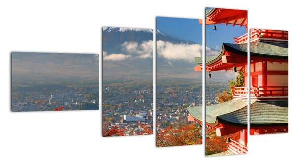 Hora Fuji - moderný obraz (Obraz 110x60cm)