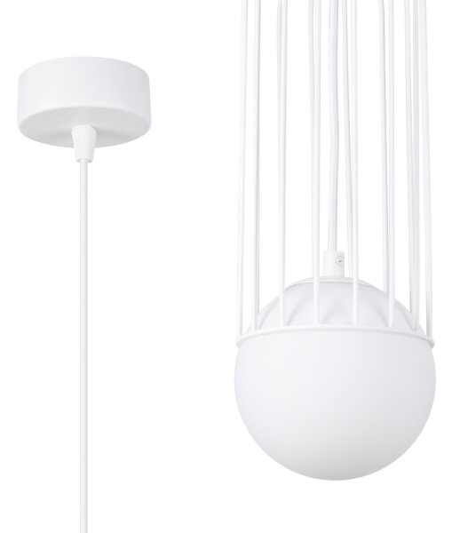 Sollux SL.1331 - Luster na lanku BRINA 1xG9/8W/230V biela