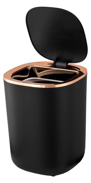 Gamma Gamma, automatický odpadkový kôš 12L, čierna-ružové zlato, GMA-KA-BK