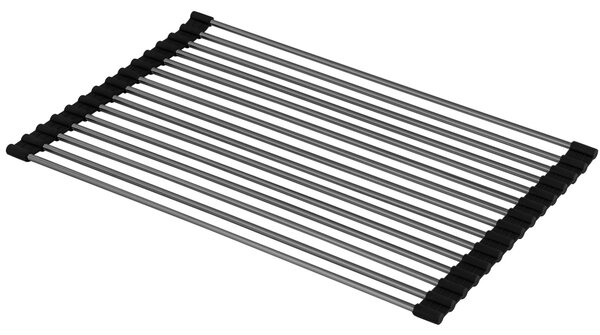 Gamma Gamma, rolovacia rohož na drez 41,5 x 26,5 cm, čierna, GMA-OR-BK