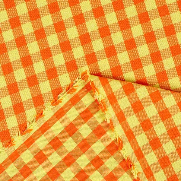 Biante Bavlnené prestieranie na stôl Olivia OL-006 Oranžovo-žltá kocka malá 30x40 cm