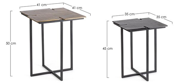 2SET NAHLA SQUARE konferenčný stolík