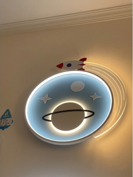 Brilagi -LED Detské stropné svietidlo STARSHIP LED/64W/230V 3000/4500K modré