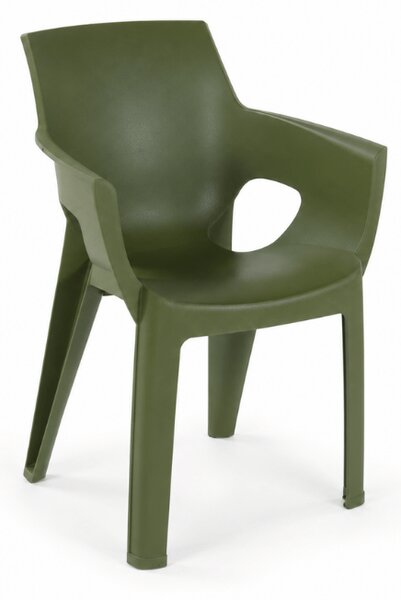 Záhradná jedálenská stolička IVY, zelená