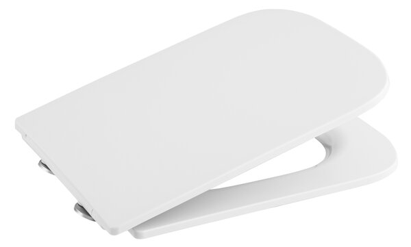 Gamma Venice, toaletné WC sedátko 435x362mm z duroplastu s pomalým zatváraním, biela, GMA-VENICE