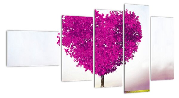 Obraz farebného stromu (Obraz 110x60cm)