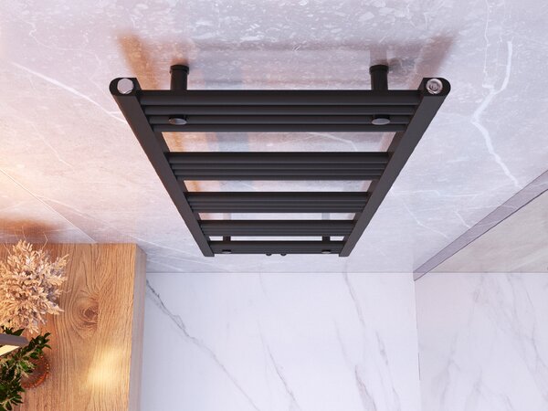 Gamma Erga Simple, vykurovacie teleso 1400x500 mm, 551 W, čierna, ERG-LAV-SIMP-14050-BK
