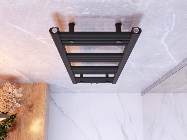 Gamma Erga Simple, vykurovacie teleso 1200x300 mm, 340 W, čierna, ERG-LAV-SIMP-12030-BK