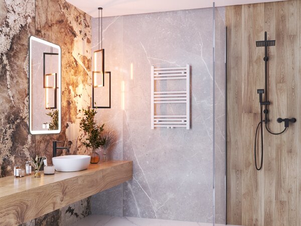 Gamma Erga Simple, vykurovacie teleso 800x600 mm, 374 W, biela, ERG-LAV-SIMP-8060-WH