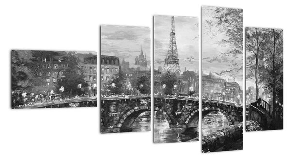 Obraz Paríža na stenu (Obraz 110x60cm)