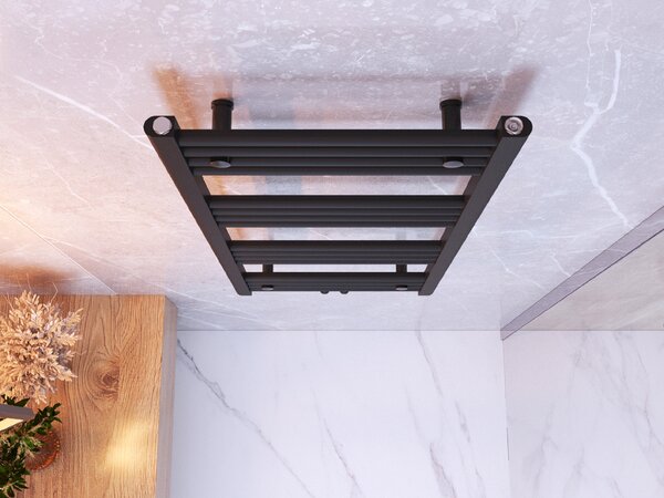 Gamma Erga Simple, vykurovacie teleso 1100x500 mm, 437 W, čierna, ERG-LAV-SIMP-11050-BK
