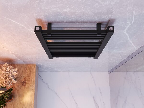 Gamma Erga Proper, vykurovacie teleso 800x500 mm, 466W, čierna, ERG-LAV-PROP-8050-BK