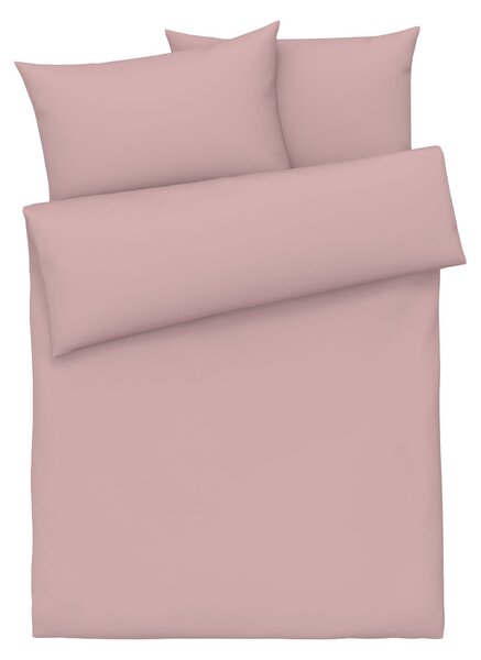LIVARNO home Posteľná bielizeň z bavlneného saténu, 200 x 220 cm, (bledoružová) (100340782)