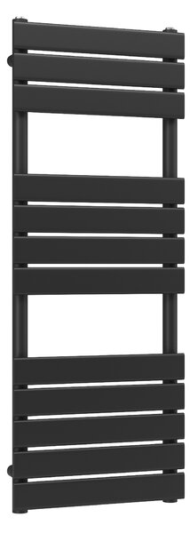 Gamma Erga Classic, vykurovacie teleso 1200x450 mm, 611W, čierna matná, ERG-LAV-CLAS-120450-BK