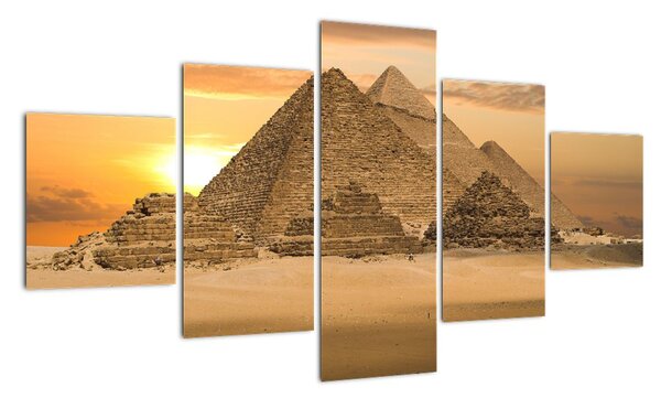 Obraz pyramíd (Obraz 125x70cm)