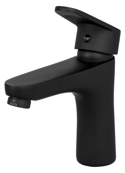 Gamma Cobi, umývadlová batéria h-165, čierna matná, GMA-BCIU-BK