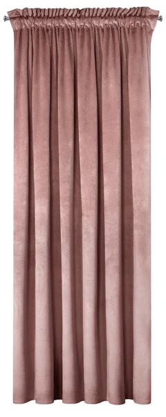 ZATEMŇOVACÍ ZÁVES NA PÁSKE ROSA 135X300 CM STARORUŽOVÁ