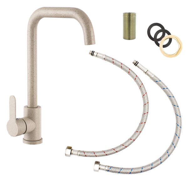 Gamma Steel, stojanková drezová batéria h-320, béžová škvrnitá, GMA-BSK-B