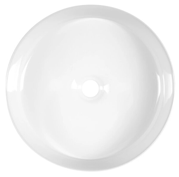 Sapho Sapho, FIASTRA keramické umývadlo na dosku, priemer 40cm, biela, FT801