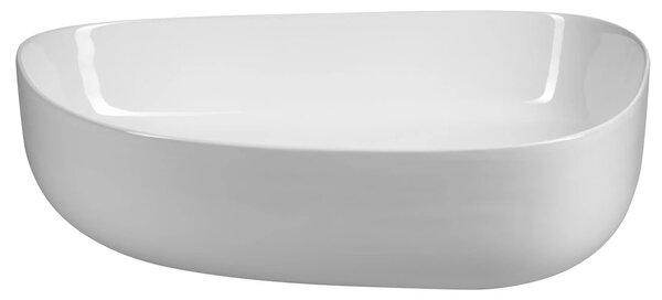 Aqualine Aqualine, Keramické umývadlo na dosku, 55x42cm, biela, 55421