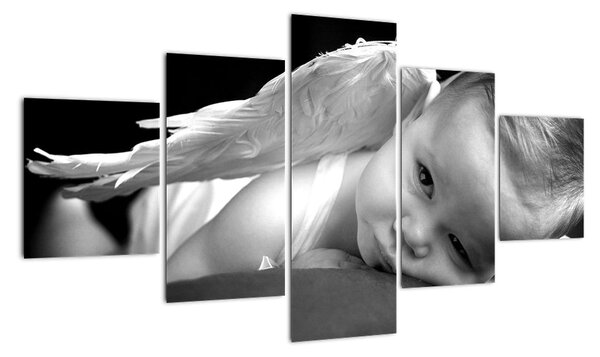 Dieťa - anjel - obrazy na stenu (Obraz 125x70cm)