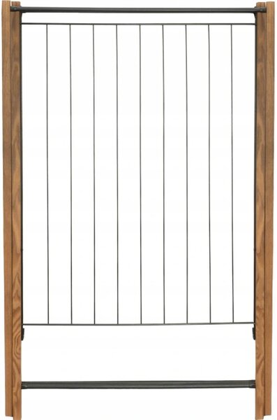 Erga Aurora Strong, drevený vešiak na sušenie bielizne 97,5x69,5x90 cm na postavenie, hnedá-čierna, ERG-SEP-1002SEPSULUNA