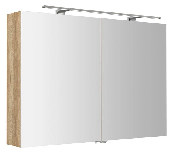 Sapho Sapho, RIWA galérka s LED osvetlením, 101x70x17cm, dub Alabama, RIW100-0022