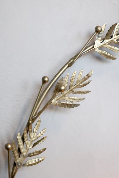 Nástenný svietnik Wreath Antique Brass