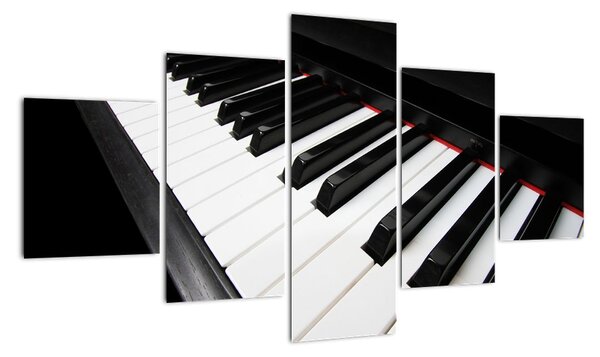 Obraz: klavír (Obraz 125x70cm)