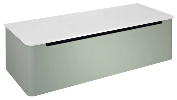 Sapho Sapho, KERALA umývadlová skrinka 120x35x47,5cm, 1x zásuvka, verde, KR120-4444