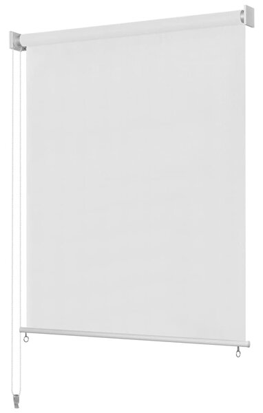 Vonkajšia zatemňovacia roleta, 120x140 cm, biela