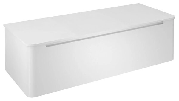 Sapho Sapho, KERALA umývadlová skrinka 120x35x47,5cm, 1x zásuvka, biela lesk, KR120-3030