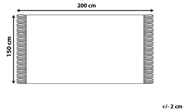 Deka smaragdová zelená polyester 150 x 200 cm obdĺžnikový tvar jednofarebná bez vzoru so strapcami moderný boho štýl obývačka spálňa