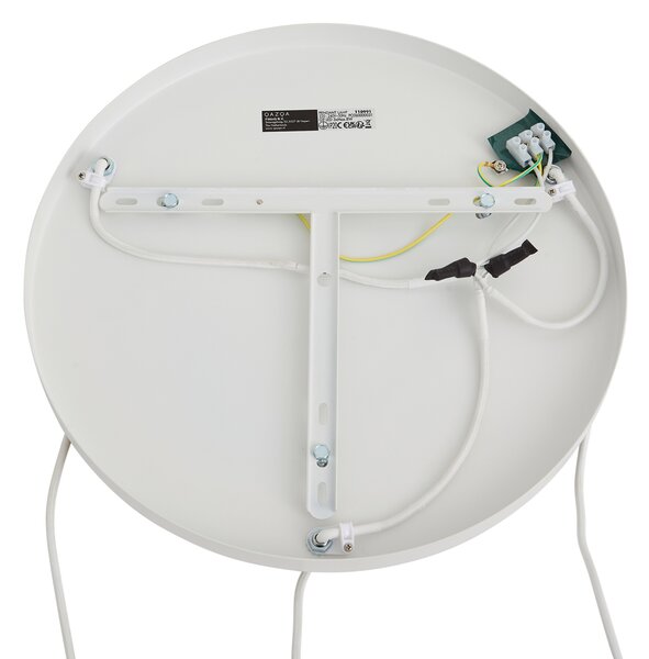 Japandi Závesná lampa biela s organickým tienidlom 3-svetelná - Moonstone
