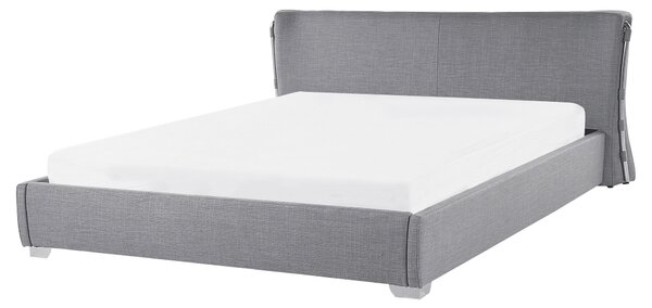 EU king size vodná posteľ 160x200 cm sivá s príslušenstvom moderná