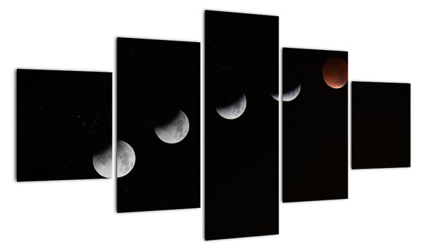 Fáza mesiaca - obraz (Obraz 125x70cm)