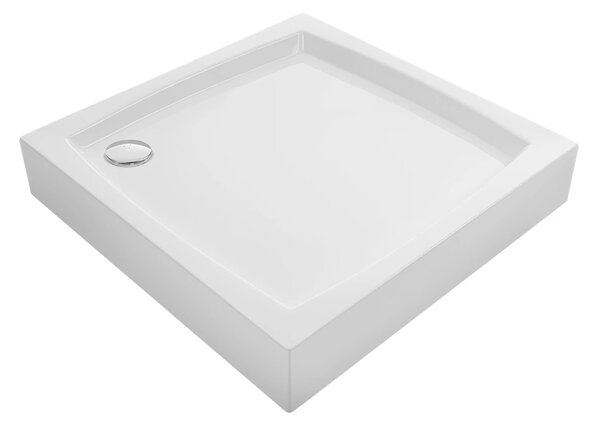 Laveo Desna, sprchová vanička 80x80x16 cm, biela, LAV-JBD_686K