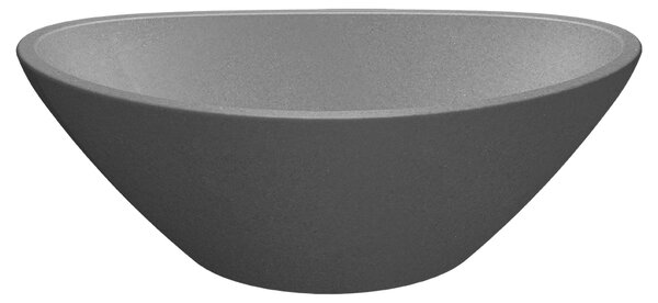 Laveo Vela, granitové umývadlo na dosku 340x200x130 mm, šedá, LAV-VGV1510T