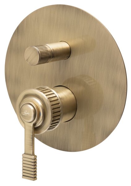 Sapho Sapho, VERSI podomietková sprchová batéria, 2 výstupy, bronz, RV042/18