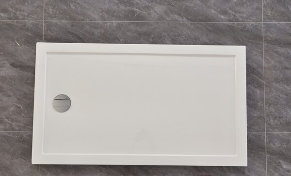 Erga Laos, obdĺžniková sprchová vanička 140x70x5cm, akrylát, biela lesklá, ERG-V06-ACR-7014S-WH-CR