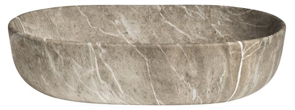 Sapho Sapho, CALEO keramické umývadlo na dosku 60x42cm, breccia marmor, CA590BM