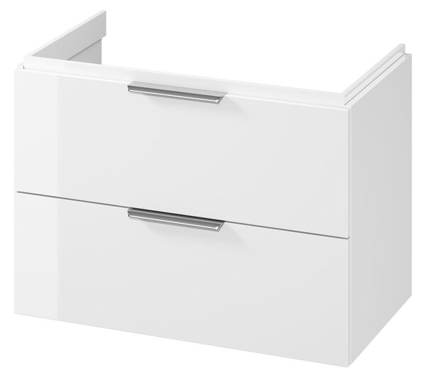Cersanit Malika, závesná umývadlová skrinka 794x450x551 mm, biela lesklá, S598-048-DSM